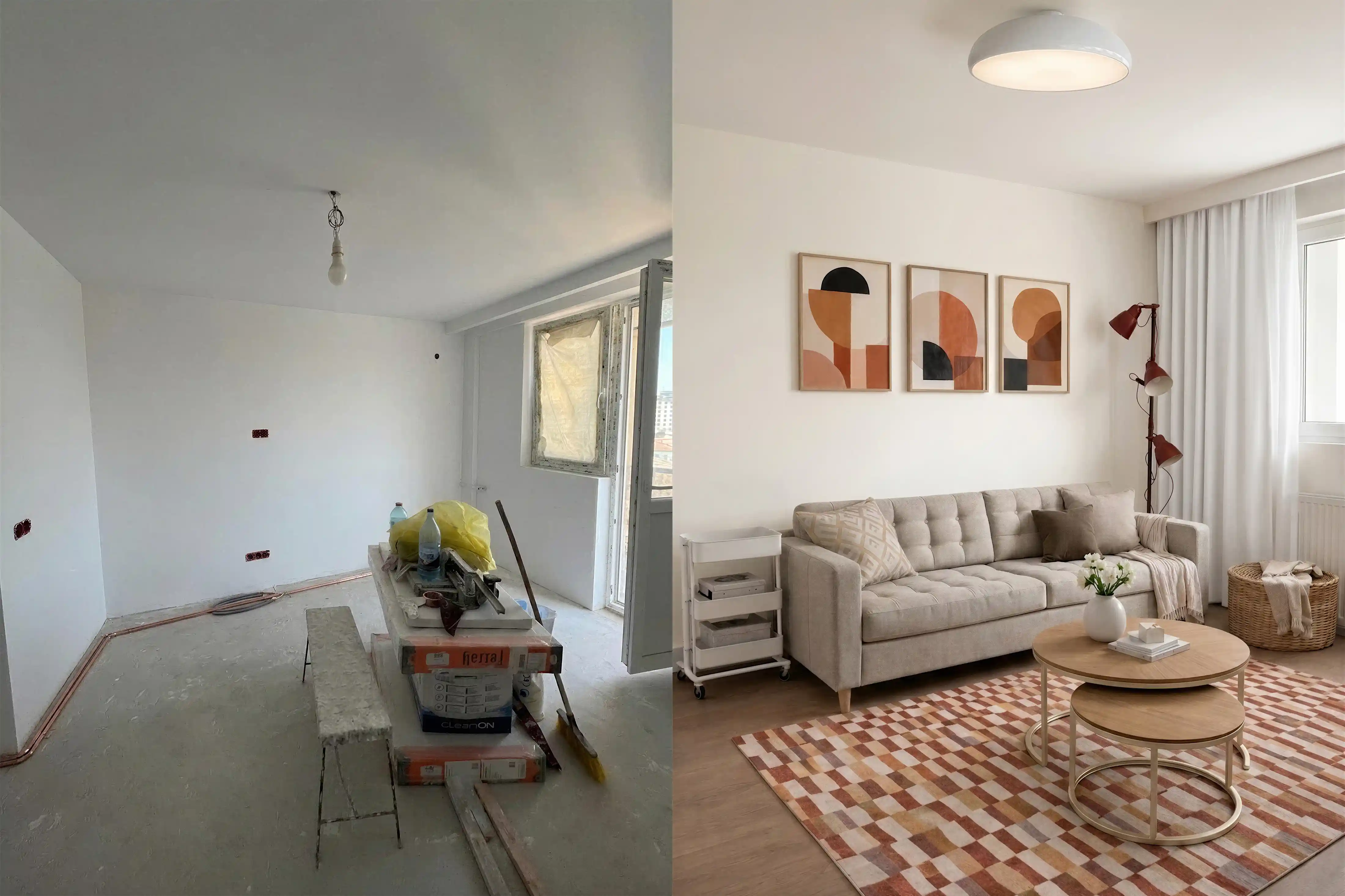 2 camere Drumul Taberei — before design RentUP